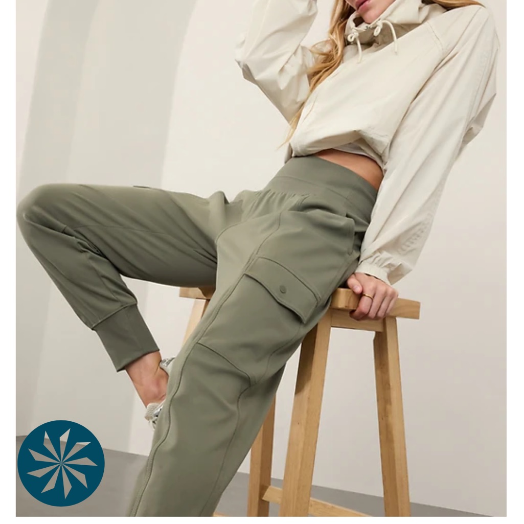 Athleta Olive Green Cargo Joggers